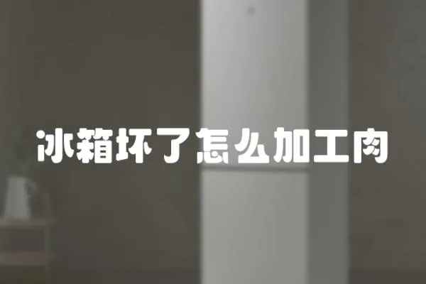 冰箱壞了怎么加工肉