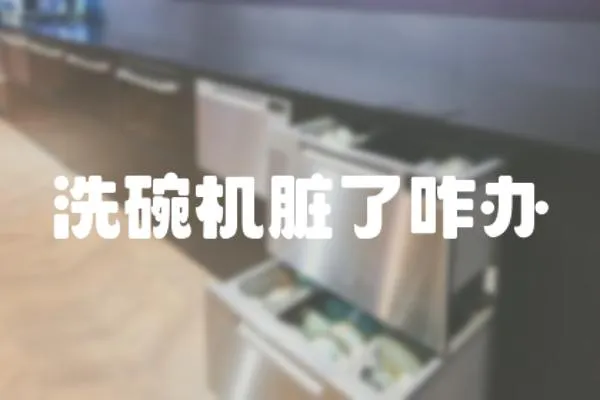 洗碗機臟了咋辦