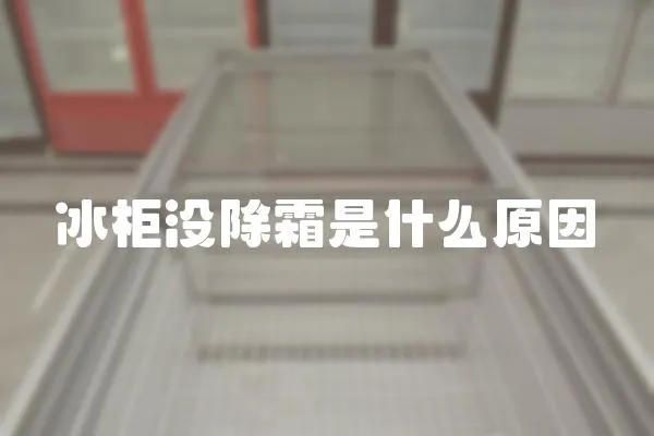 冰柜沒除霜是什么原因