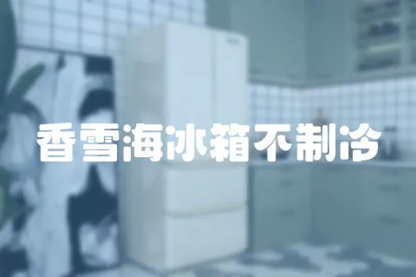 香雪海冰箱不制冷