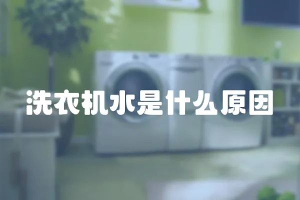 洗衣機水是什么原因