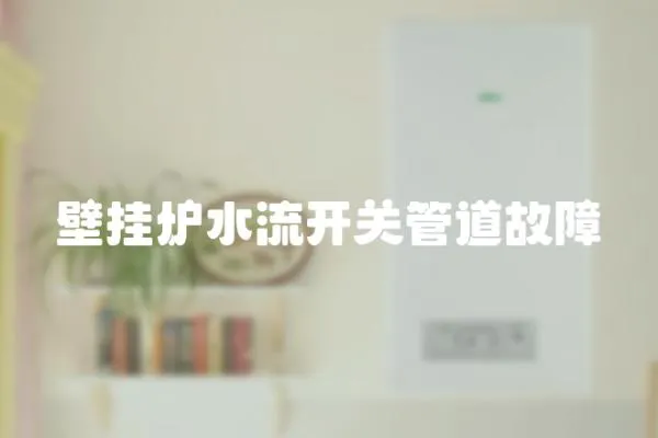 壁掛爐水流開關管道故障