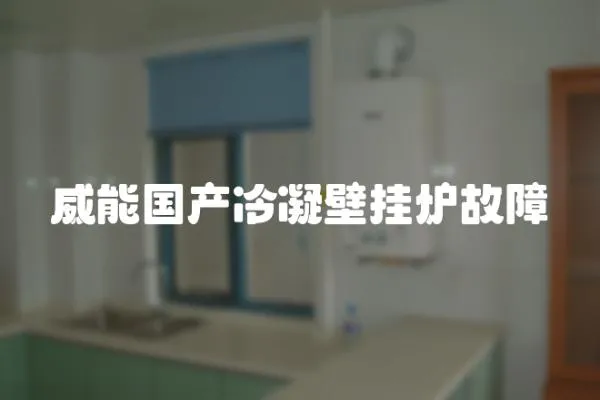 威能國產冷凝壁掛爐故障