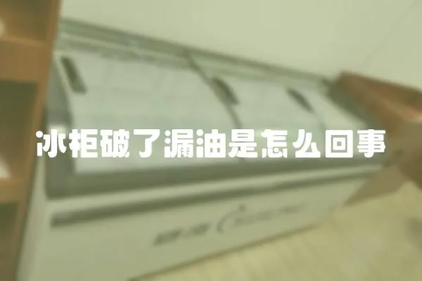 冰柜破了漏油是怎么回事