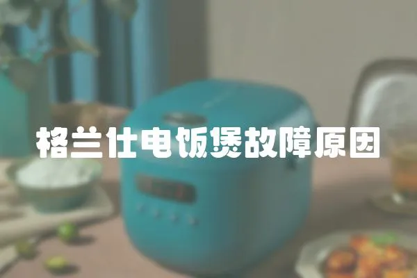 格蘭仕電飯煲故障原因