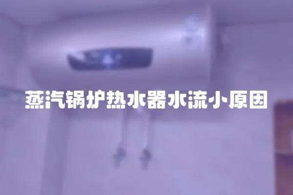 蒸汽鍋爐熱水器水流小原因
