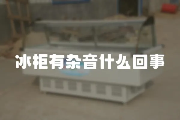 冰柜有雜音什么回事