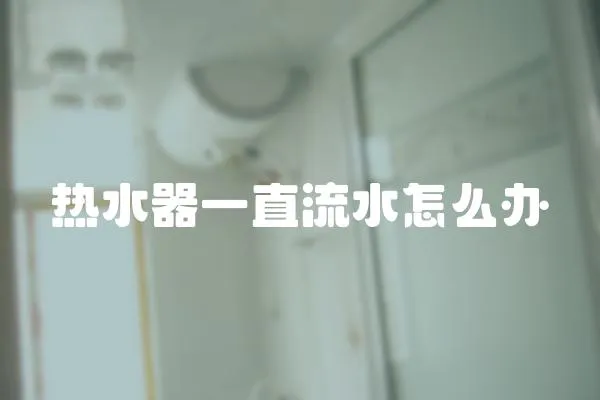 熱水器一直流水怎么辦
