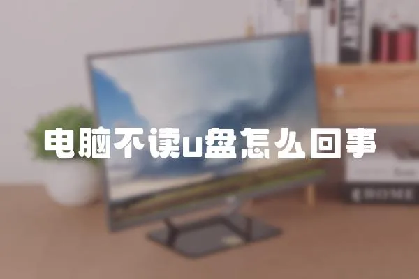 電腦不讀u盤怎么回事
