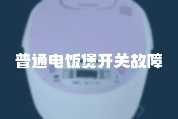 普通電飯煲開關故障