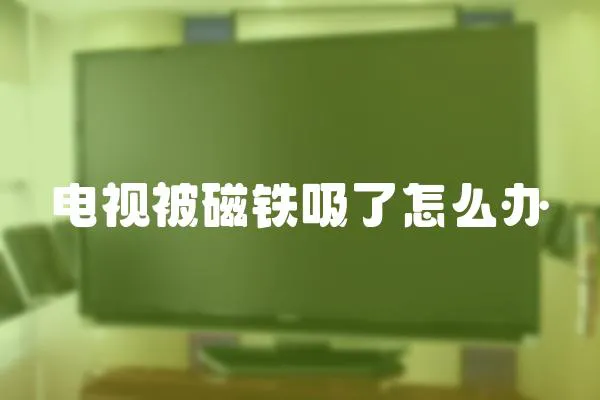 電視被磁鐵吸了怎么辦