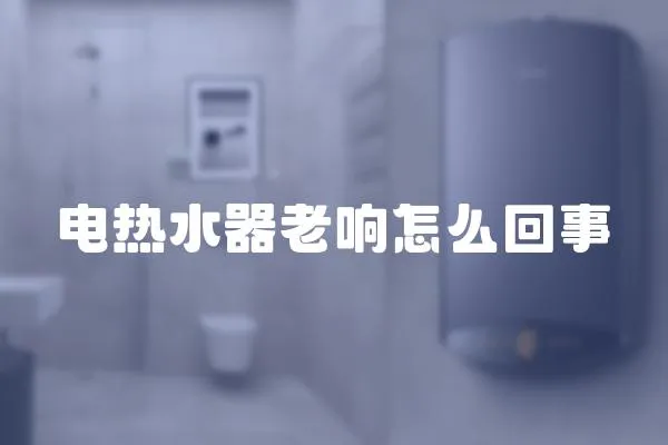 電熱水器老響怎么回事