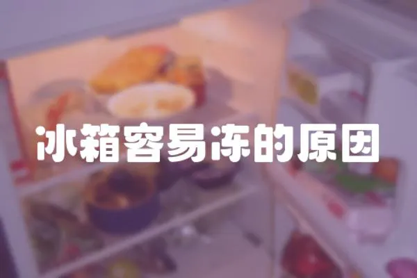 冰箱容易凍的原因