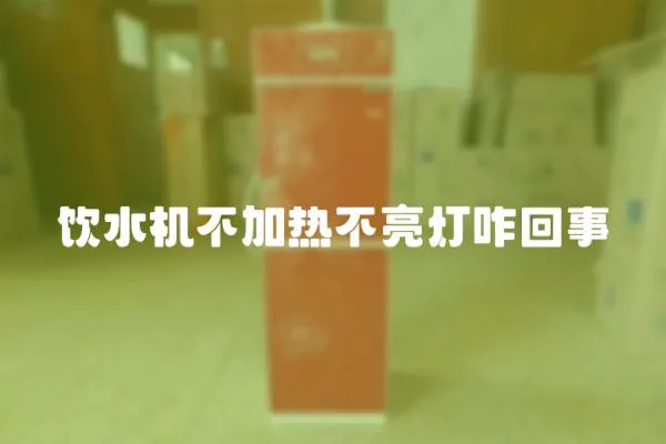 飲水機(jī)不加熱不亮燈咋回事