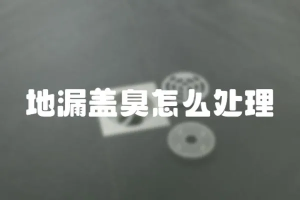 地漏蓋臭怎么處理