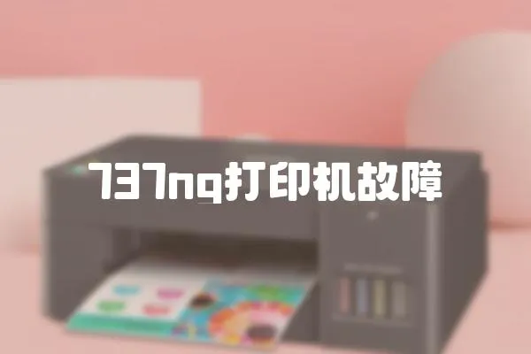 737ng打印机故障