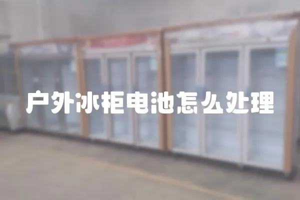 戶外冰柜電池怎么處理