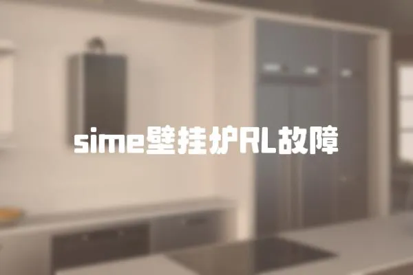 sime壁掛爐RL故障