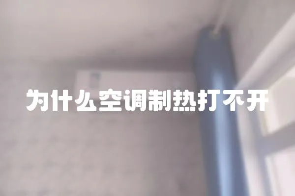 為什么空調制熱打不開