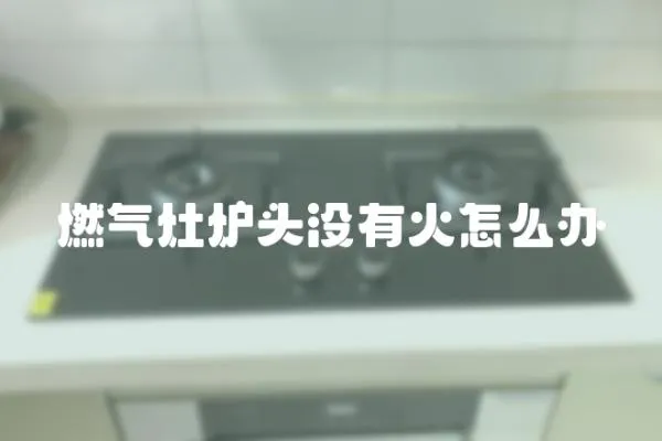 燃氣灶爐頭沒有火怎么辦