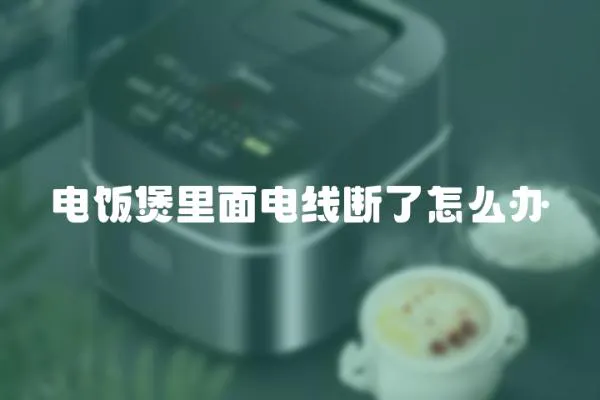 電飯煲里面電線斷了怎么辦