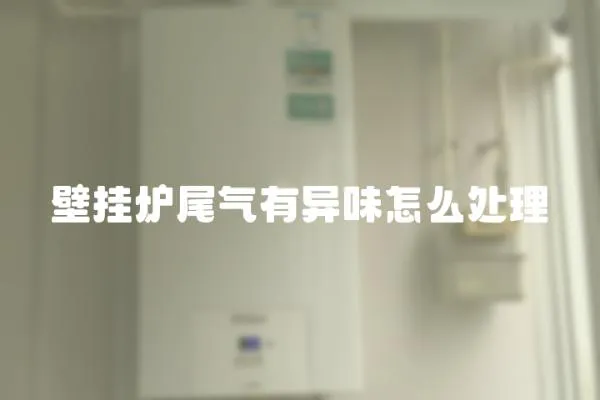 壁掛爐尾氣有異味怎么處理
