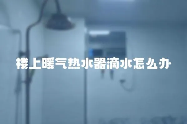 樓上暖氣熱水器滴水怎么辦