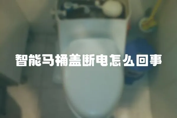 智能馬桶蓋斷電怎么回事