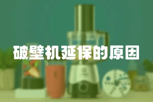 破壁機延保的原因