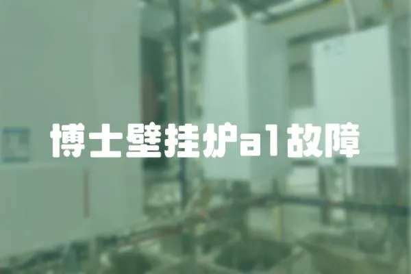 博士壁掛爐a1故障