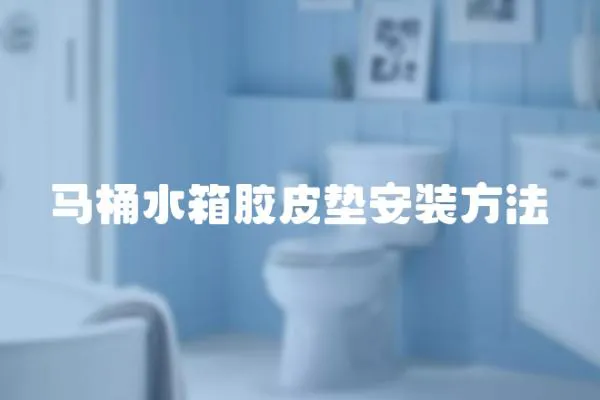馬桶水箱膠皮墊安裝方法