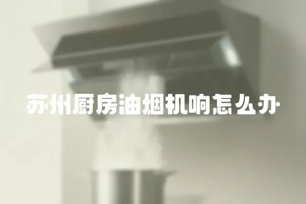 蘇州廚房油煙機響怎么辦