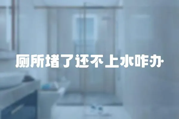 廁所堵了還不上水咋辦