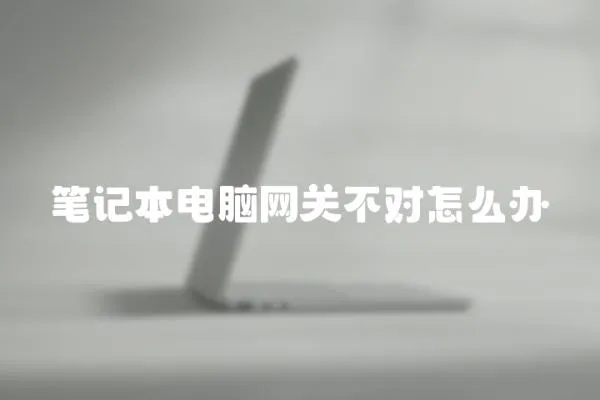 筆記本電腦網(wǎng)關不對怎么辦