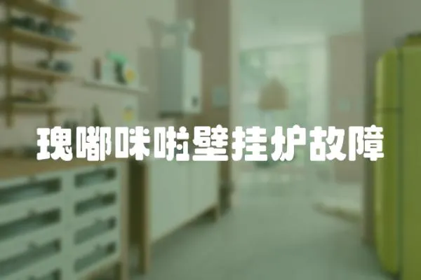 瑰嘟咪啦壁掛爐故障