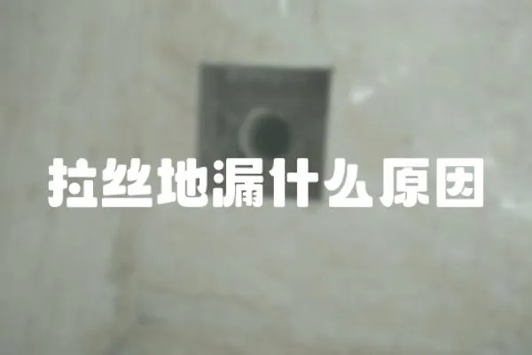 拉絲地漏什么原因