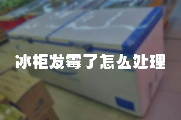 冰柜發霉了怎么處理