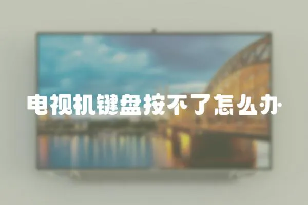 電視機(jī)鍵盤(pán)按不了怎么辦