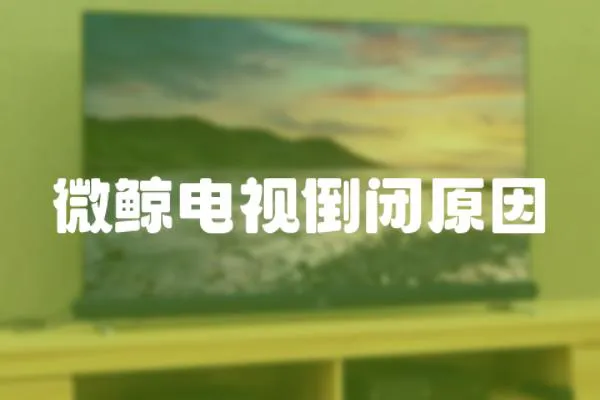 微鯨電視倒閉原因