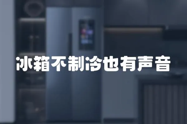 冰箱不制冷也有聲音