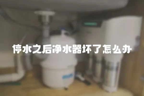 停水之后凈水器壞了怎么辦