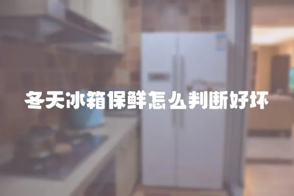 冬天冰箱保鮮怎么判斷好壞