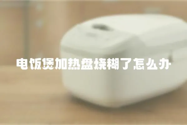 电饭煲加热盘烧糊了怎么办