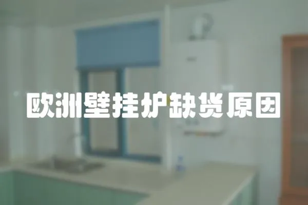歐洲壁掛爐缺貨原因