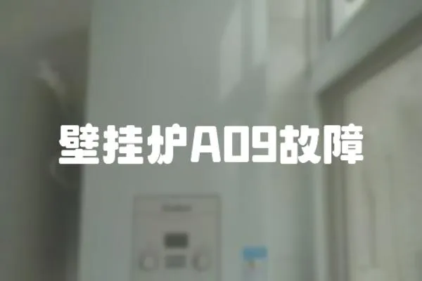 壁掛爐A09故障