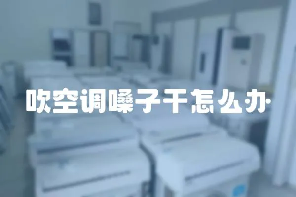 吹空調嗓子干怎么辦