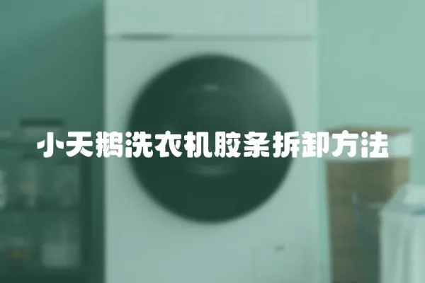 小天鵝洗衣機(jī)膠條拆卸方法