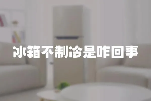 冰箱不制冷是咋回事