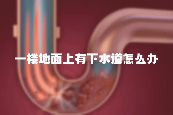 一樓地面上有下水道怎么辦