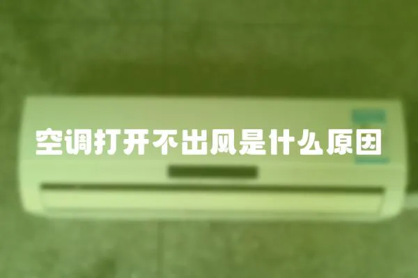 空調打開不出風是什么原因